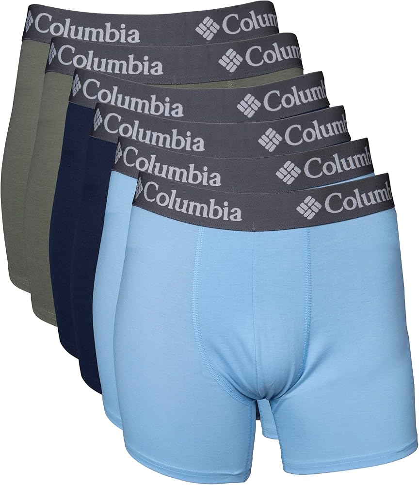 Columbia Amazon Exclusive 6 Pack Performance Boxer Brief