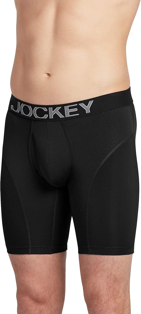 Jockey Men's Underwear RapidCool 9" Boxer Brief