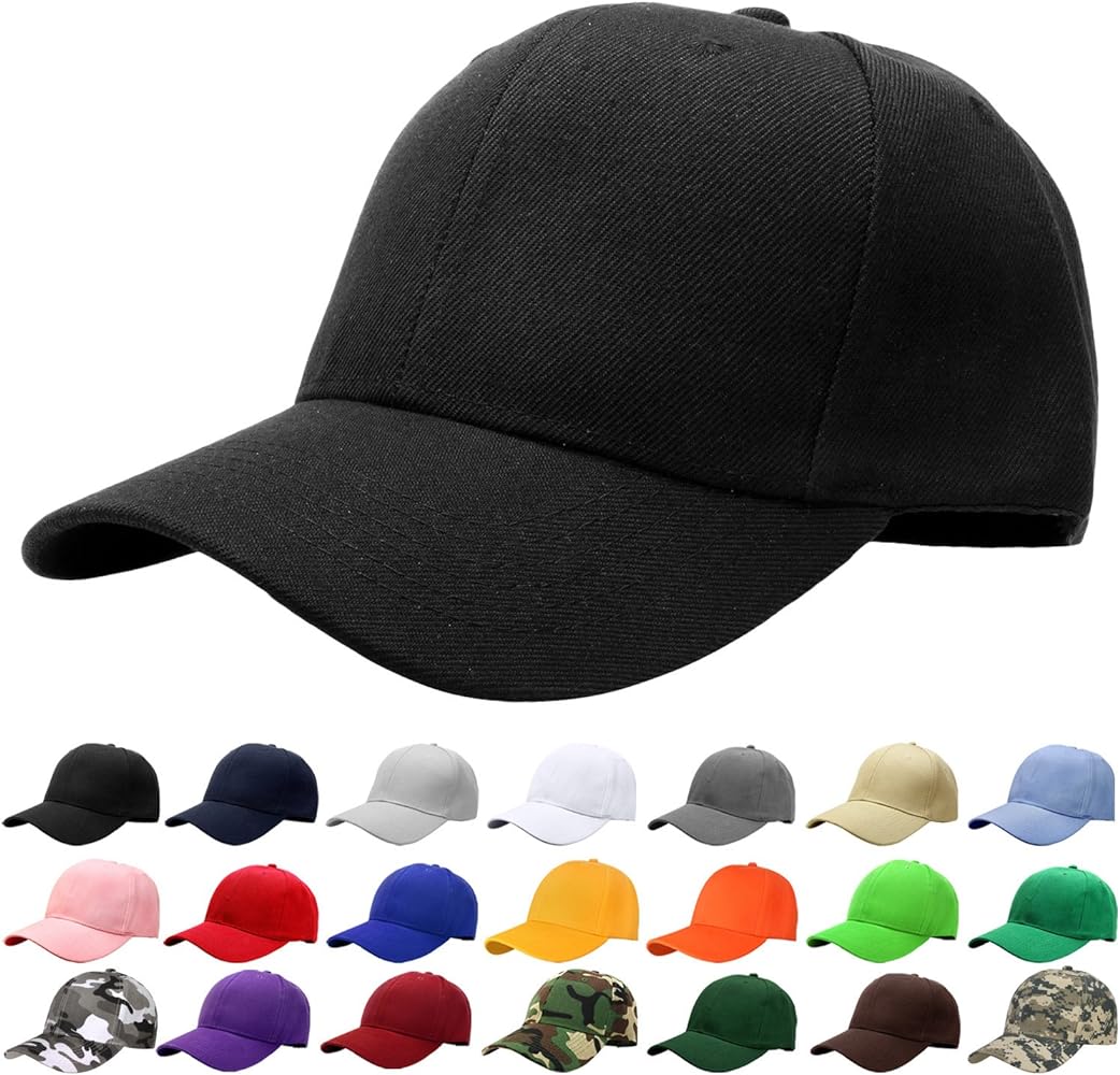 Falari Baseball Cap Adjustable Size for Running Workouts and Outdoor Activities All Seasons