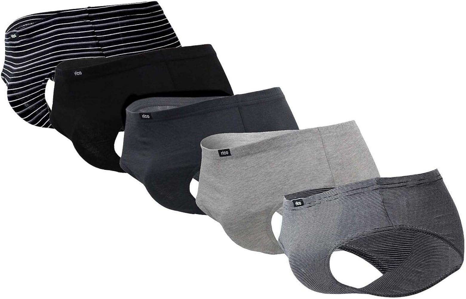 Men's Low Rise Cotton Briefs 5-Pack