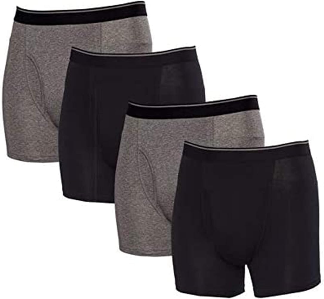 Kirkland Signature Men's Boxer Brief Pima Cotton 4 Pack