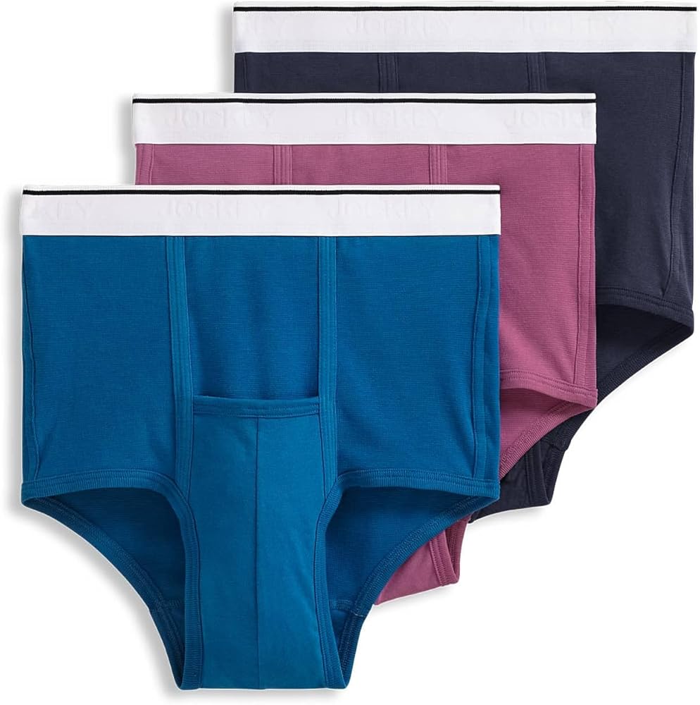 Jockey Men's Underwear Pouch Brief - 3 Pack