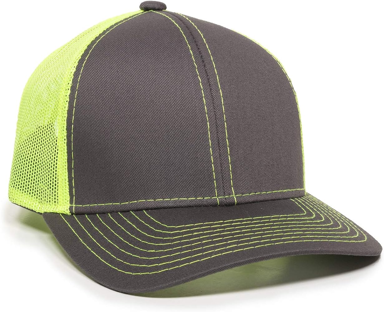 Outdoor Cap Structured Mesh Back Trucker Cap