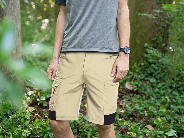 MEN''S HIKING SHORTS KHAKI