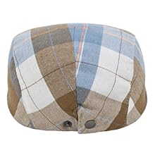 Newsboy Hat Flat Ivy Gatsby Cap Adjustable Colorful Plaid Driving hat for Men