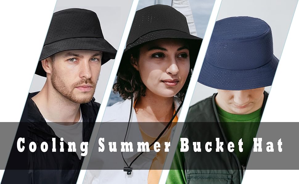 cooling summer bucket hat