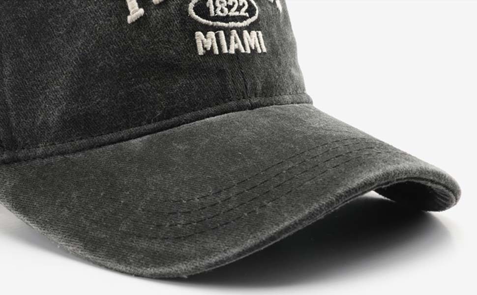 Florida Hat Distressed Vintage Basebal Cap