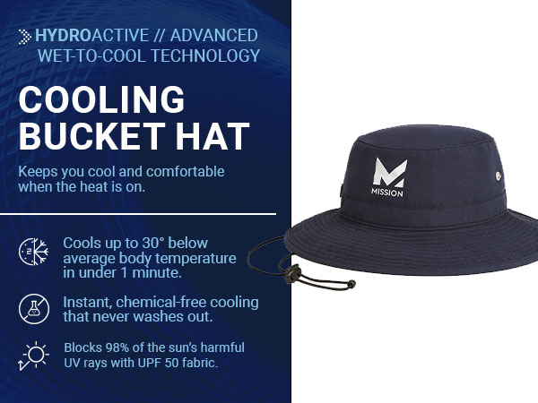 cooling bucket hat