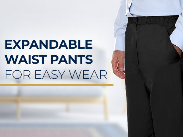 Pembrook Elastic Twill Waist Pants