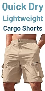 lightweight cargo shorts