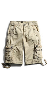 multi pockets shorts