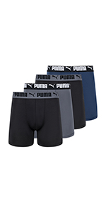 Puma 4 Pack Boxer Briefs