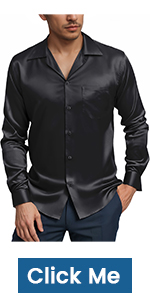 Mens Casual Button Down Long Sleeve Shirt