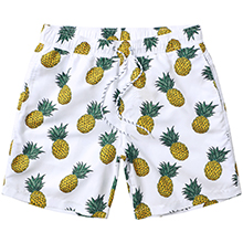 Mens Pineapple Swim Trunks