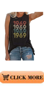 B0CSG5629H Vintage 1969 T Shirts for Women 55th Birthday Gift Retro Shirt