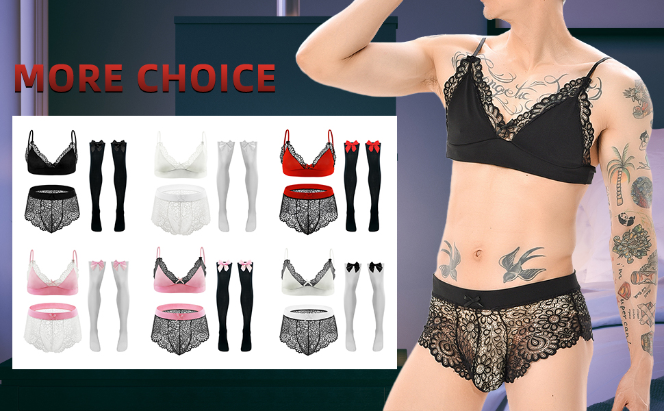 Crossdressing Lingerie Set for Men