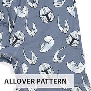 Star Wars The Mandalorian allover pattern