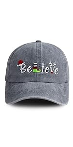 Christmas Baseball Hat for Men Women Family Friends