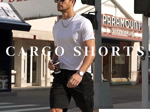 mens jogger shorts