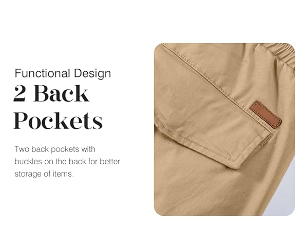 2 Back Pockets