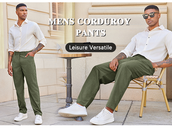 Mens Corduroy Pants