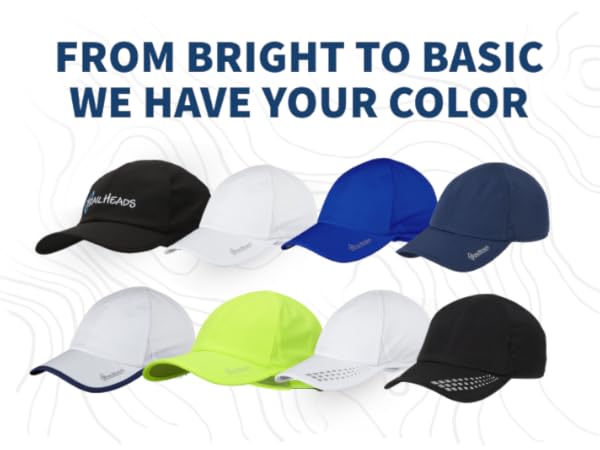 Mens UV Running Hat colors