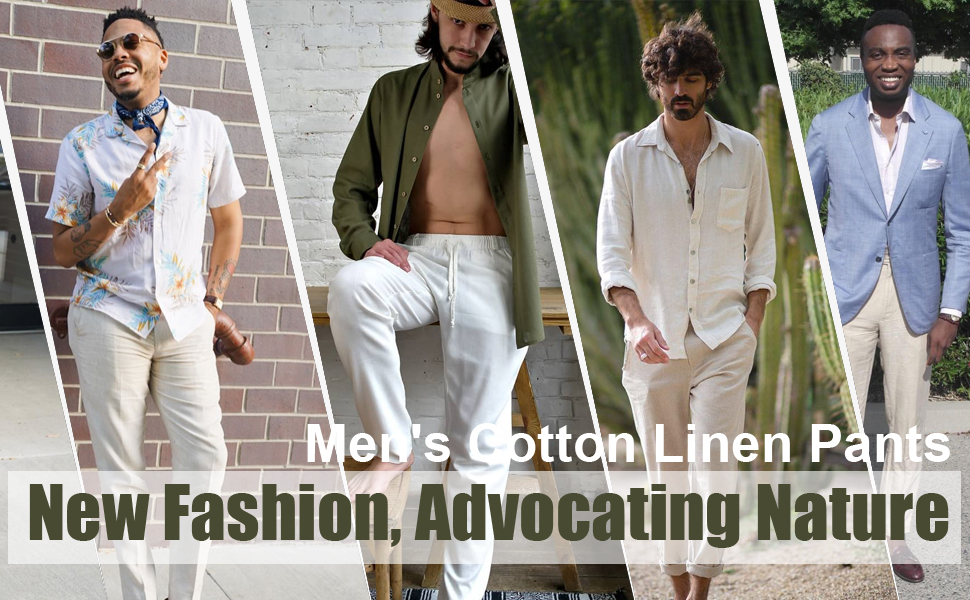 MEN LINEN PANTS