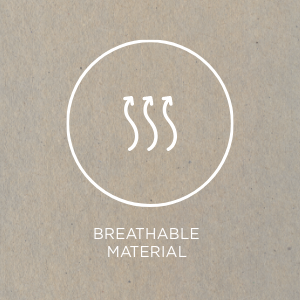 breathable material logo