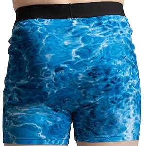 mens boxer briefs trunks underwear upf uv swimming camouflage hiking boating paddle sports travel