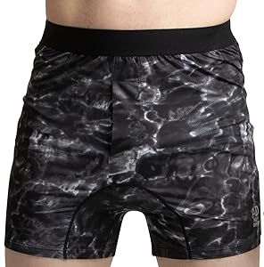 mens boxer briefs trunks underwear upf uv swimming camouflage hiking boating paddle sports travel