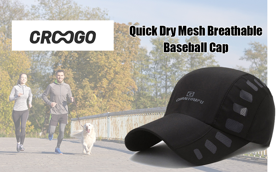 Quick Dry Running Hat Cooling Mesh Baseball Cap