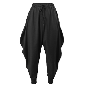 black harem pants