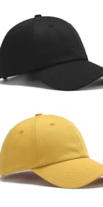 blank baseball hats