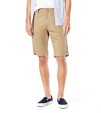 Waist-down image of male model wearing Levi&#39;s shorts