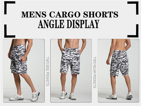 mens cargo shorts with relaxed fit