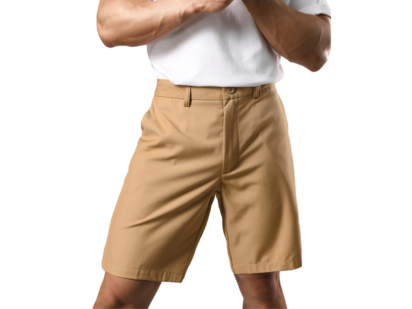 JOGAL Mens Regular Fit Flat Front Golf Shorts Daily Casual Work Wear Chino Shorts