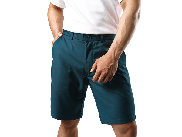 JOGAL Mens Regular Fit Flat Front Golf Shorts Daily Casual Work Wear Chino Shorts