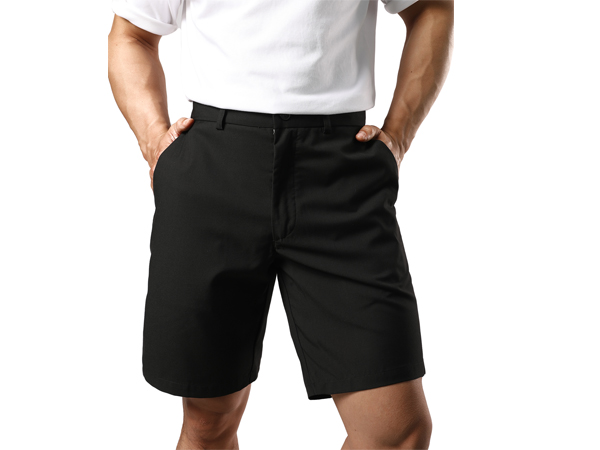 JOGAL Mens Regular Fit Flat Front Golf Shorts Daily Casual Work Wear Chino Shorts