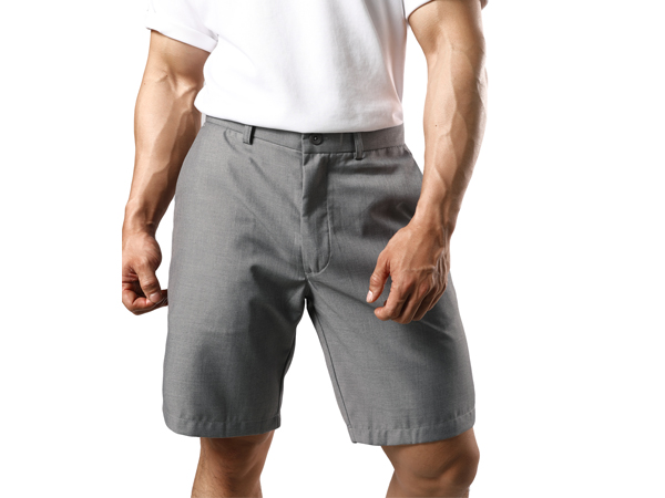 JOGAL Mens Regular Fit Flat Front Golf Shorts Daily Casual Work Wear Chino Shorts