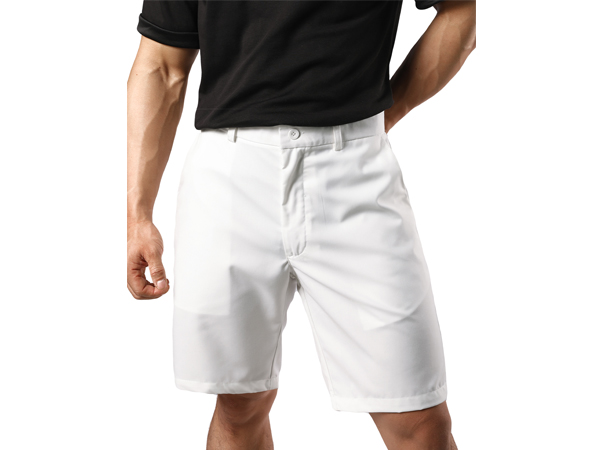 JOGAL Mens Regular Fit Flat Front Golf Shorts Daily Casual Work Wear Chino Shorts