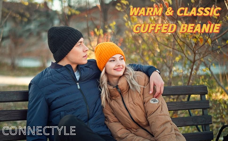 Men''s Winter Hat Beanie Hat for Women Men Unisex Womens Cuffed Beanies Knit Skull Cap Warm Ski Hats