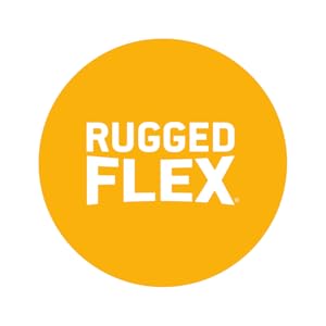 RuggedFlex technology for ease of movement