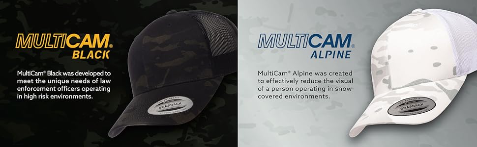 Flexfit, MultiCam, Trucker, YPClassics, Yupoong