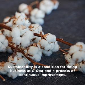 Sustainability is a condition for doing business at G-Star and a process of continuous improvement.