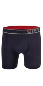 Fila Men&#39;s Boxer Brief 4 Pack