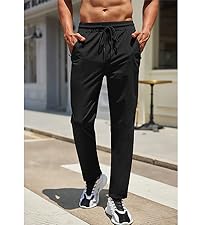 Mens Casual Pants Men''s Cotton Relaxed Fit Full Elastic Waist Twill Pants Casual Slacks