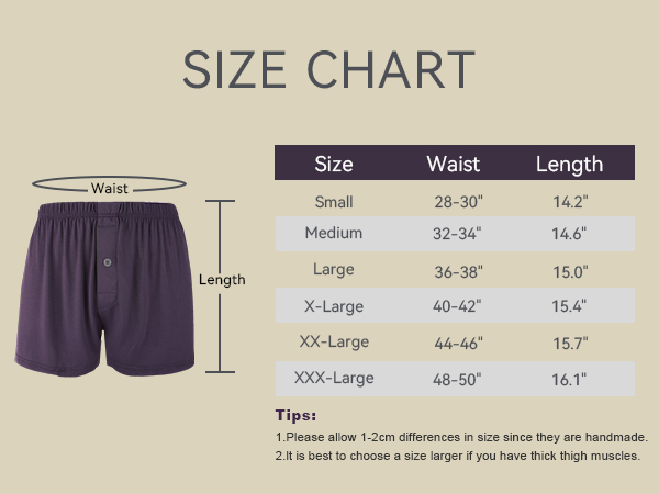 Mens Boxers Short Classic Fit Soft Casual Underwear Loose Comfortable Boxer Shorts for Men