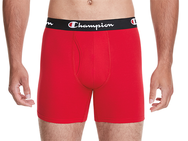 Champion cotton stretch everyday boxer briefs mens underwear