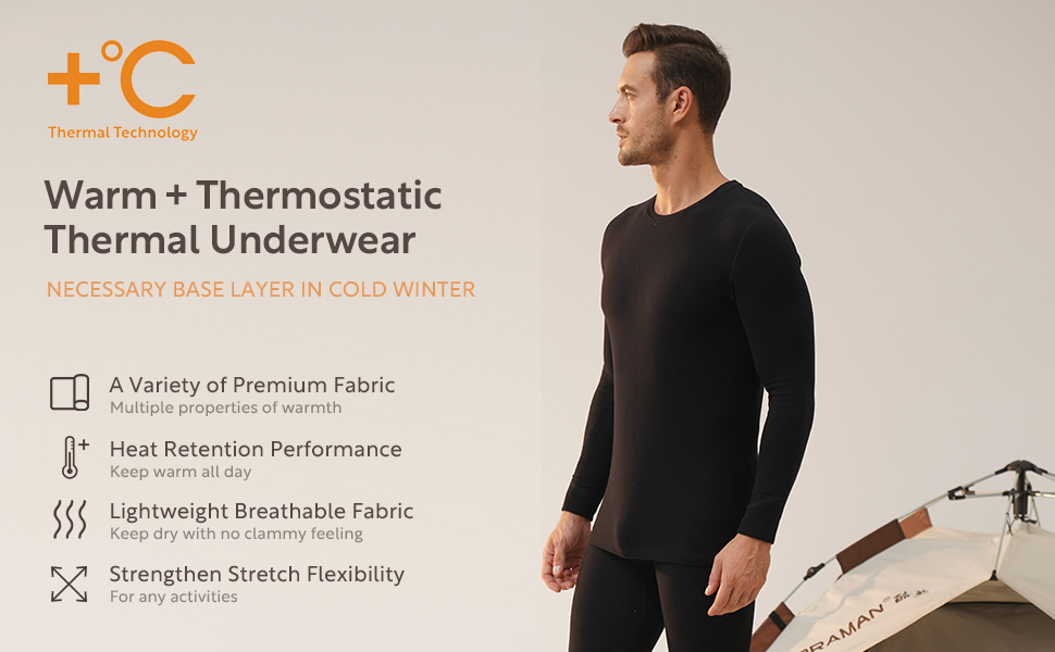 WARM THERMOSTATIC THERMAL UNDERWEAR