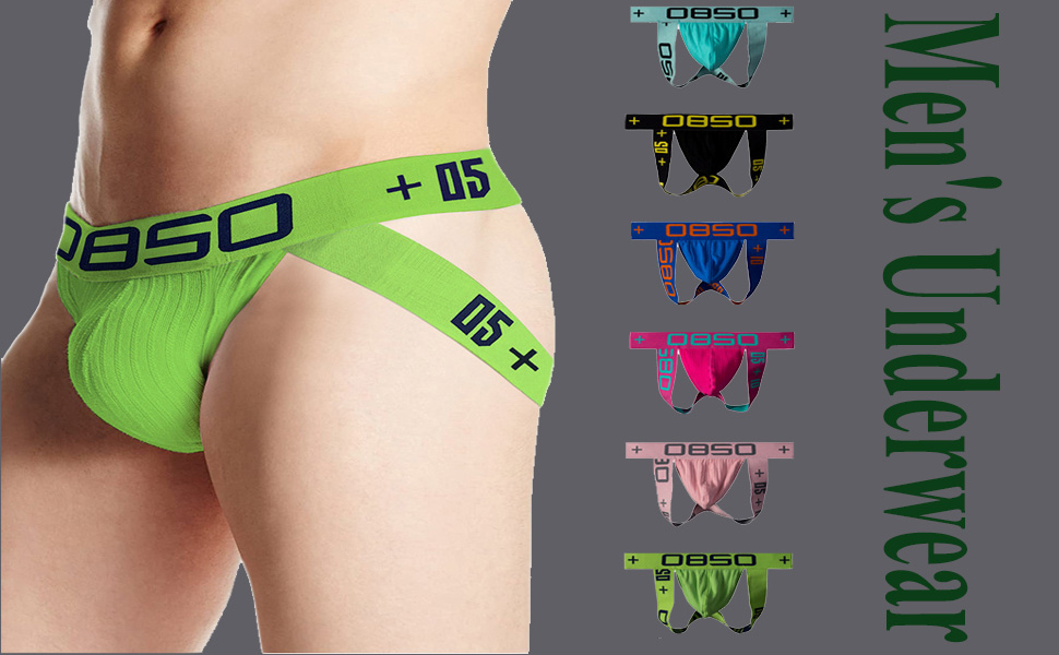 Faringoto Men''s Athletic Supporter Jockstrap Low Waist Thongs